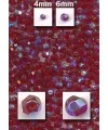 Facetada 4mm granate ab