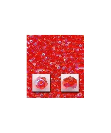 Facetada 4mm naranja ab Facetada 4mm naranja ab