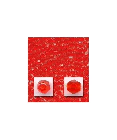 Facetada 4mm naranja