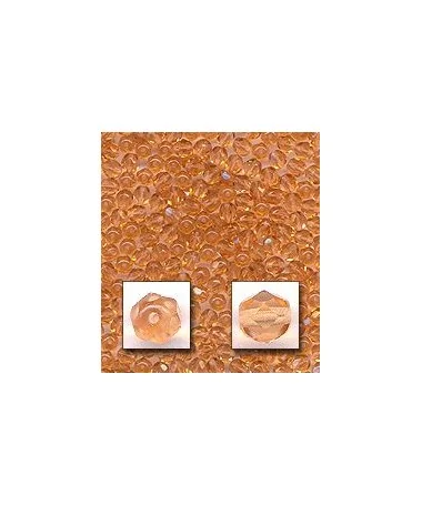 Facetada 4mm Salmón Facetada 4mm Salmón