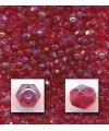 Facetada 4mm Magenta ab