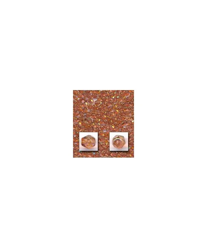 Facetada 4mm Fucsia Irisado