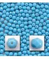 Facetada 4mm Turquesa Opaco
