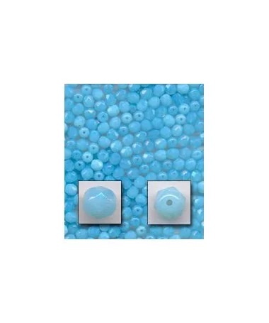 Facetada 4mm Turquesa opalino Facetada 4mm Turquesa opalino