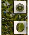 Facetada 4mm Olivine Oscuro