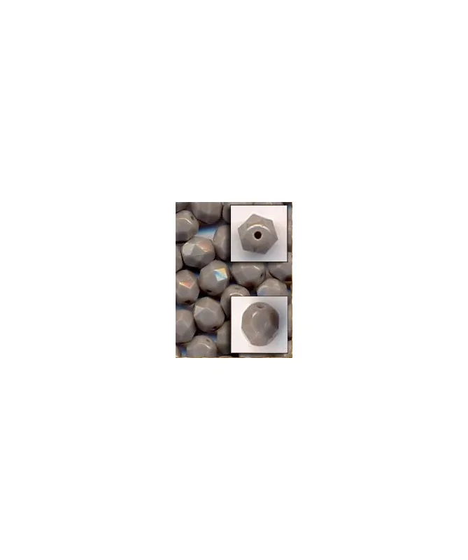 Facetada 4mm gris opaco