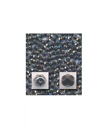 Facetada 4mm Hematite