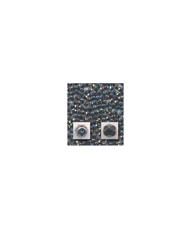 Facetada 4mm Hematite