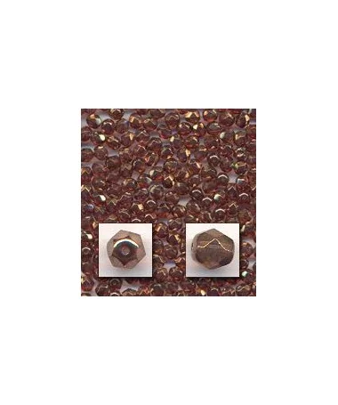 Facetada 4mm Bronce irisado Facetada 4mm Bronce irisado