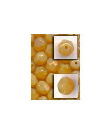 Facetada 4mm marron opalino