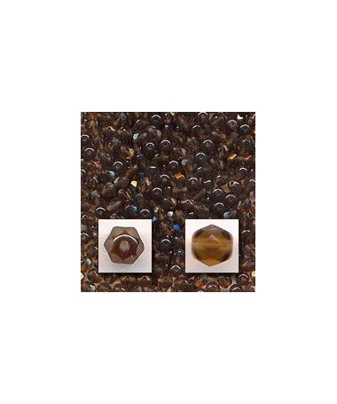 Facetada 6mm Marron Facetada 6mm Marron