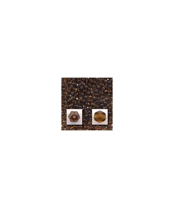 Facetada 4mm Marron