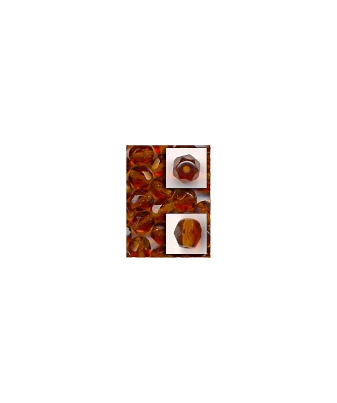 Facetada 4mm Smoked Topaz Facetada 4mm Smoked Topaz