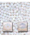 Facetada 8mm Blanco opal