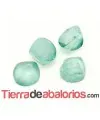 Resina Cabujón Redondo Irregular 8mm, Turquesa