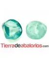 Resina Cabujón Redondo Irregular 10mm Turquesa