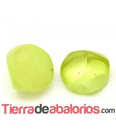 Resina Cabujón Redondo Irregular 10mm Verde Pistacho Resina Cabujón Redondo Irregular 10mm Verde Pistacho