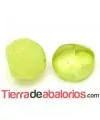 Resina Cabujón Redondo Irregular 10mm Verde Pistacho