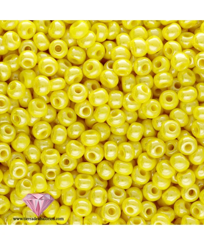 Rocalla 6/0 Amarillo Opaco Rocalla 6/0 Amarillo Opaco