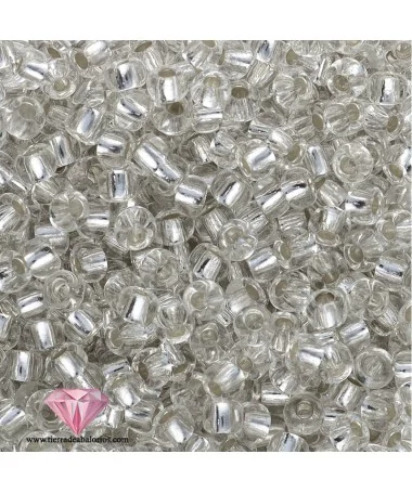 Rocalla 9/0 Cristal Plata Rocalla 9/0 Cristal Plata