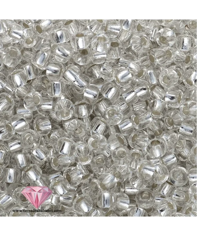 Rocalla 9/0 Cristal Plata Rocalla 9/0 Cristal Plata