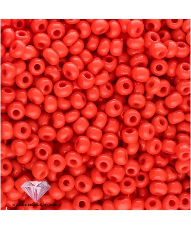 Rocalla 9/0 Rojo Opaco