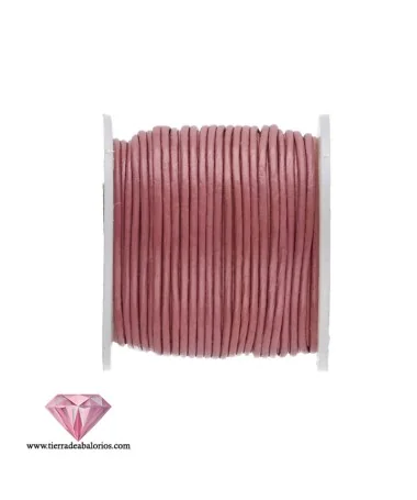 Cordón de Cuero 1mm - Lila