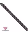 Cuero Trenzado Sintético 9mm, Marrón Chocolate