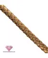 Cuero Trenzado Sintético 9mm, Oro Viejo