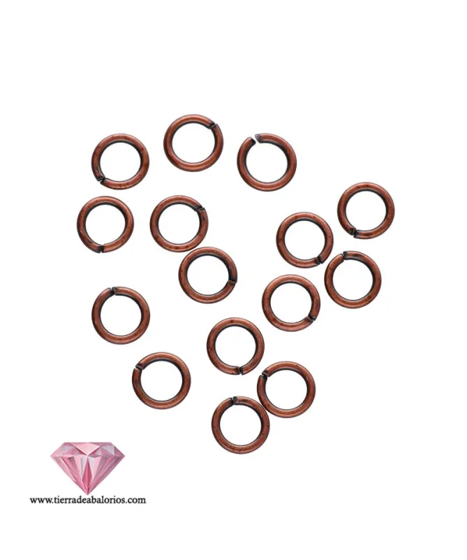 Anilla 3mm, Cobre (100 uds)