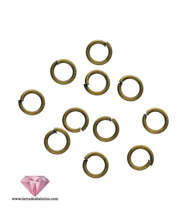 Anilla 7mm, Oro Viejo (100 uds)