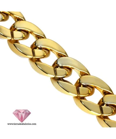 Eslabón Acrilico 30x22mm Oro Brillo Eslabón Acrilico 30x22mm Oro Brillo