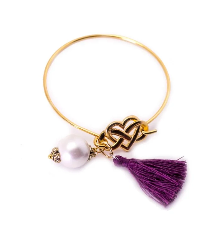 Pulsera Abierta de Metal 57mm, Oro Rosa Pulsera Abierta de Metal 57mm, Oro Rosa