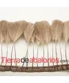 Tira de Plumas de Ganso Marrón Claro (metro)