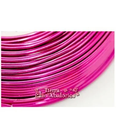 Hilo de Aluminio Moldeable 1,5mm, Fucsia (100 metros) Hilo de Aluminio Moldeable 1.5mm, Fucsia