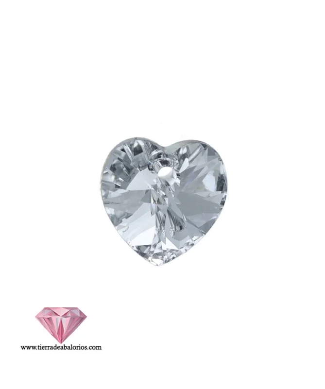 Corazon Swarovski 10,3x10mm Cristal C.A.L. (Comet Argent Light)