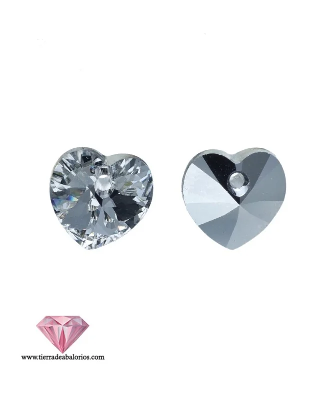 Corazon Swarovski 10,3x10mm Cristal C.A.L. (Comet Argent Light)