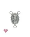 Centro para Rosario 12x8mm, Plata de Ley