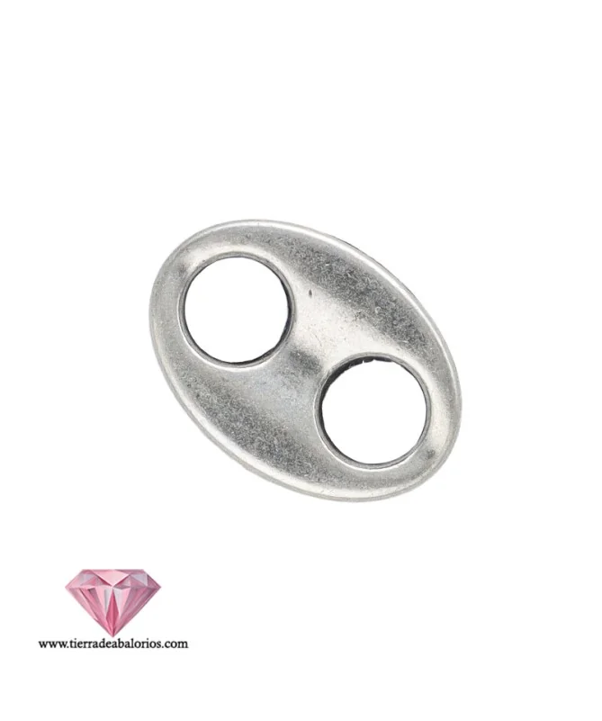 Calabrote 24x16mm, Plateado