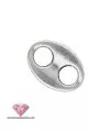Calabrote 24x16mm, Plateado