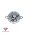 Conector Ángel de la Guarda 20x15mm, Plateado