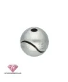 Cierre Bola de Tenis con Imán 12mm Agujero 3mm, Plateado