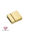 Cierre con Imán 21x18mm, Agujero 13x3mm, Dorado