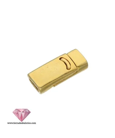 Cierre con Imán y Trabilla 17x7mm Agujero 5x2mm, Dorado Cierre con Imán y Trabilla 17x7mm Agujero 5x2mm, Dorado