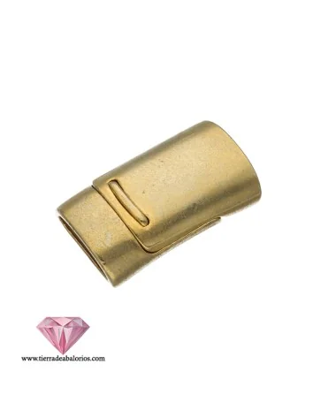 Cierre con Imán y Trabilla 20x12mm Agujero 10x5mm, Dorado Cierre con Imán y Trabilla 20x12mm Agujero 10x5mm, Dorado