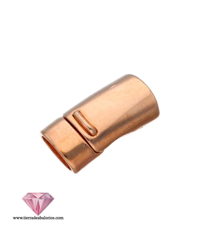 Cierre con Imán y Trabilla 25x13mm Agujero 10x7mm, Oro Rosa Cierre con Imán y Trabilla 25x13mm Agujero 10x7mm, Oro Rosa