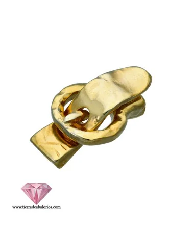 Cierre Hebilla con Imán 30x12mm Agujero 10x3mm, Dorado