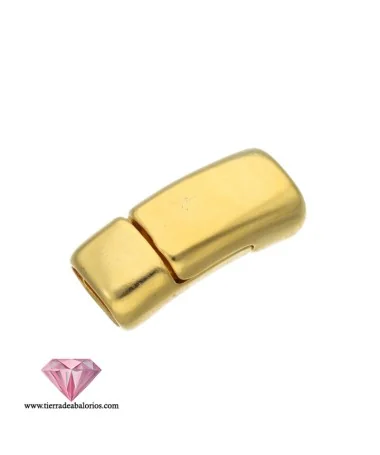 Cierre para Regaliz con Imán 32x13mm Agujero 10x7mm, Dorado