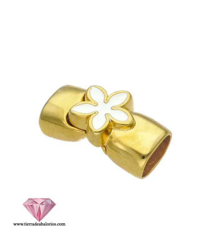 Cierre para Regaliz con Imán 26x13mm Agujero 10x7mm, Dorado Cierre para Regaliz con Imán 26x13mm Agujero 10x7mm, Dorado