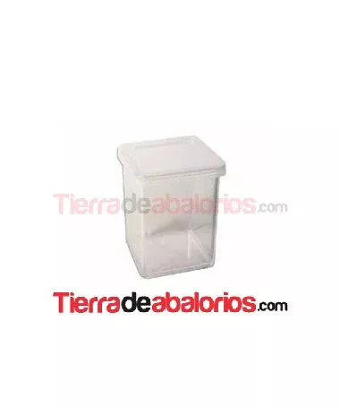Bote Acrílico con Tapa 6x4,5cm. (Reciclado) Pack 10 uds. Bote Acrílico con Tapa 6x4,5cm.